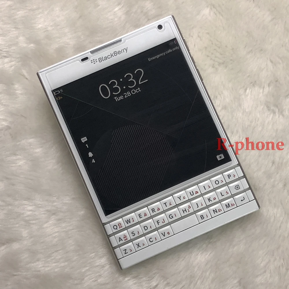 

Original BlackBerry Passport Q30 Cellphone BlackBerry OS 10.3 Quad core 3GB RAM 32GB ROM 13MP Camera Refurbished cellphone