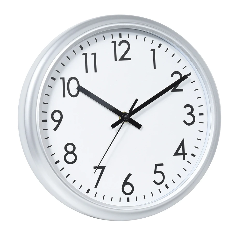 Simple Dial Clock Round Silent Clock Battery Operated Decorative