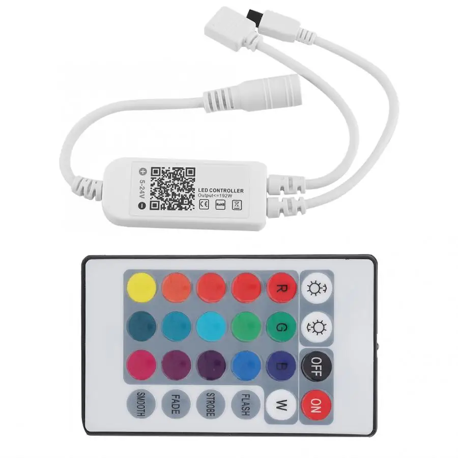 

Mini WiFi Intelligent Strip Controller Home Voice Control Dimming for RGB RGBW digital alarm clock New Style