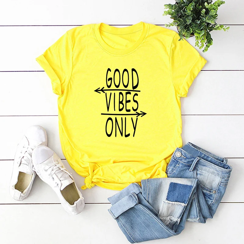 

Fashion Plus Size Women T-shirt Arrows Letters Slogan Print O-Neck Short Sleeve Cool T Shirt Women Harajuku Summer Tops Tshirt