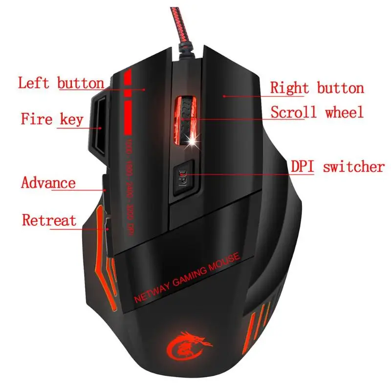 Hxsj J20 игровая клавиатура мышь комбо русский + английскую клавиатуру Anti ghosting