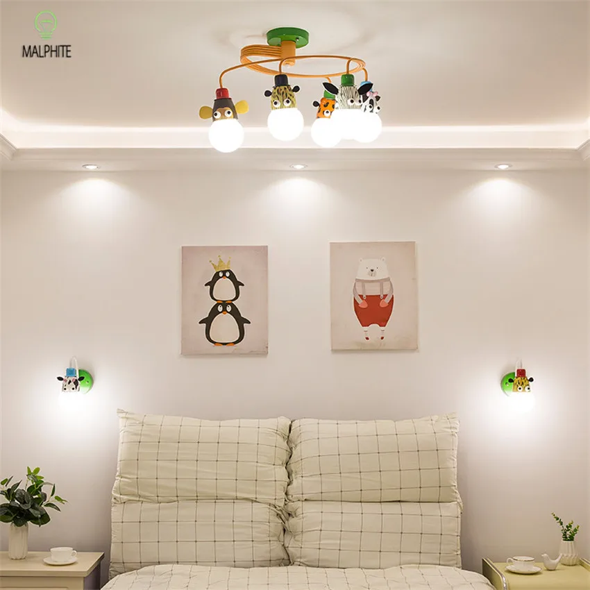 

Modern Led Pendant Lights Iron Lustre Loft Decor Hanglamp Living Room Study Reading Luminaire Suspendu Children's Room Lighting