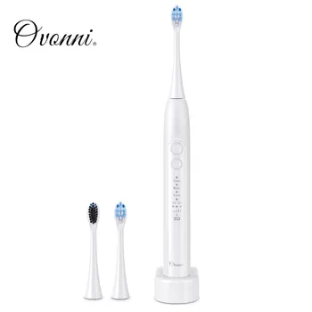 

OVONNI Rechargeable Sonic Toothbrushes 4 Optional Modes Waterproof Washable Soft Bristle Electric Toothbrush For Adults Kids