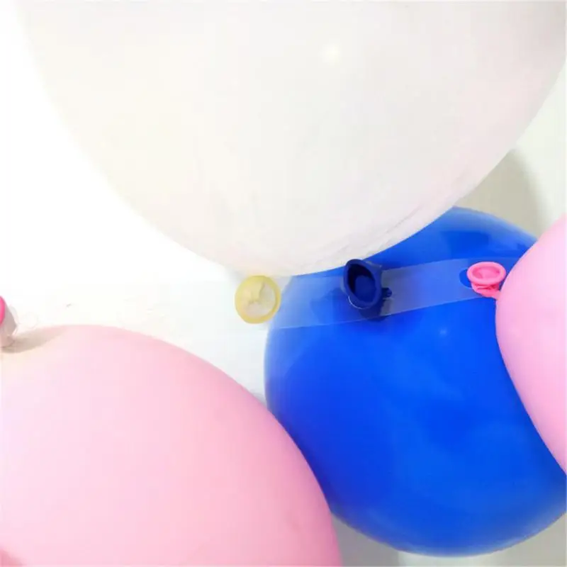 5 м пластик прозрачный полоска для воздушных шаров клейкие ленты арки подключения полосы для свадьбы, дня рождения висит кулон шар украшения вечерние партии Декор