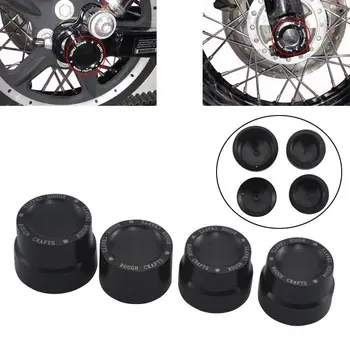 

Motorcycle Front & Rear Rough Craft Carving Axle Nut Covers Caps For Harley Sportster XL 883 1200 Custom