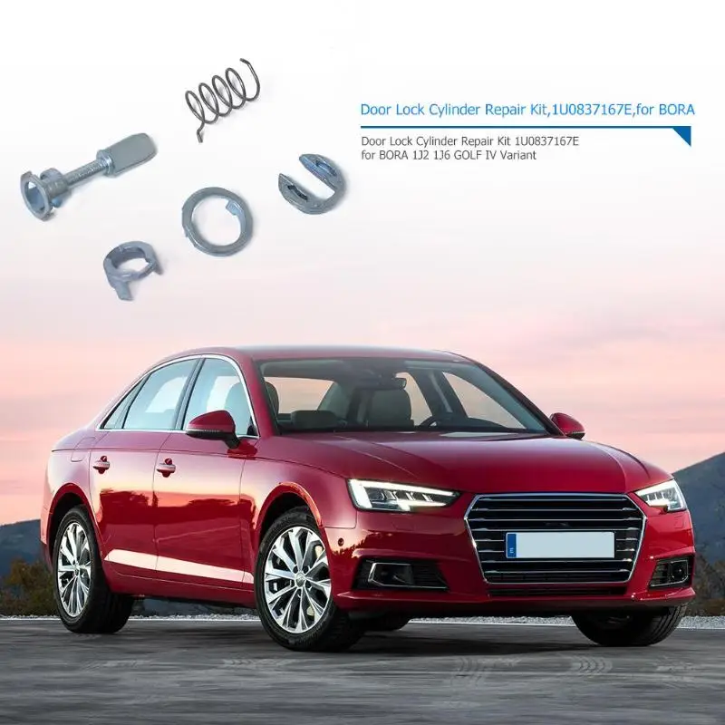سيارة قفل الباب عدة تصليح اسطوانية 1U0837167E ل بورا 1J2 1J6 GOLF IV البديل ل GOLF IV البديل (1J5) 1.6 1999-2002