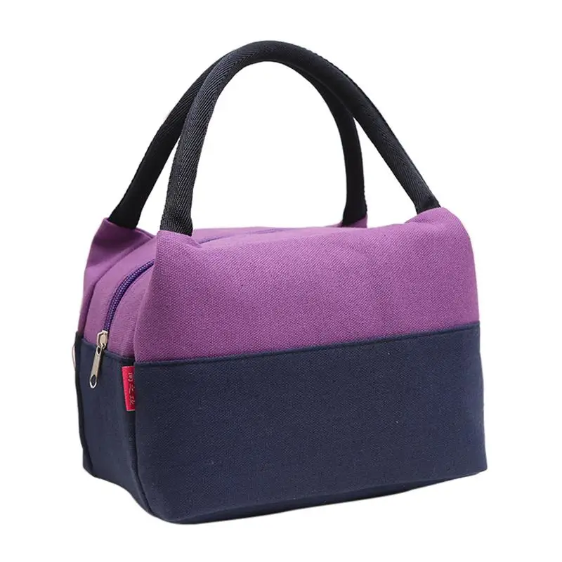 

Thermal Insulated Lunch Bag For Women Female Canvas Food Picnic Lunch Box Tote For Kid Men Girls Thermal Bag Lunchbag