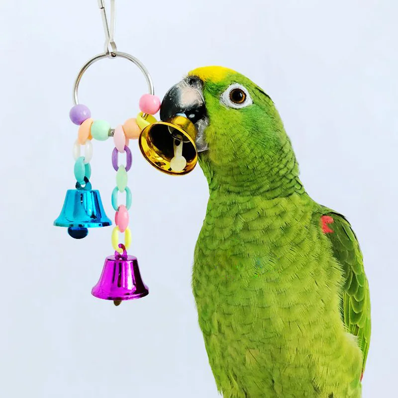 1 шт подвеска подвесной мост цепи птицу разноцветный попугай игрушки Товары для птиц Попугаи Птицы жевательная игрушка для попугаев