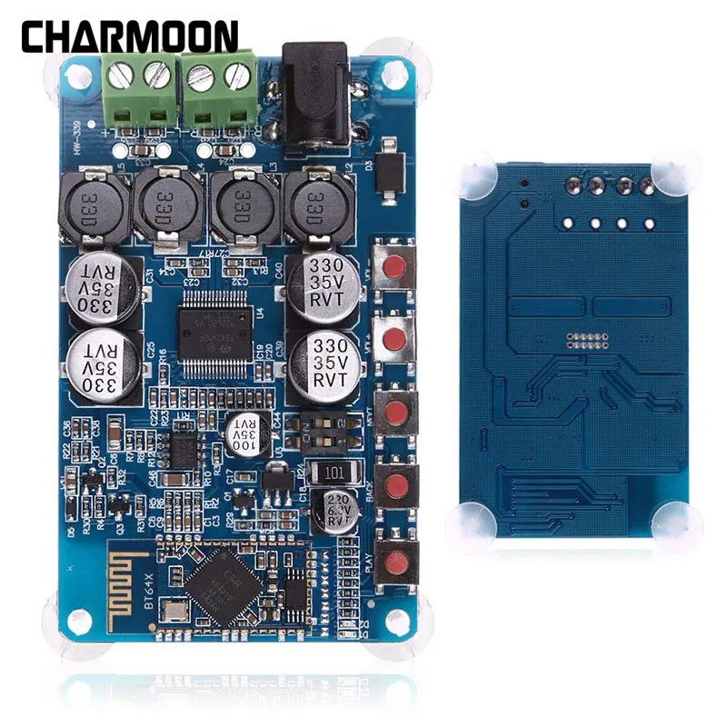 TDA7492P Bluetooth 4.2 CSR8635 Bluetooth Receiver Amplifier Audio Board 2x50W for 4/6/8/16 Ohm Speakers Module Component New