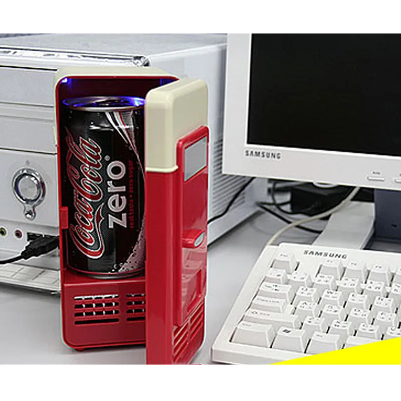 Автомобильный мини холодильник с USB многофункциональный домашний дорожный