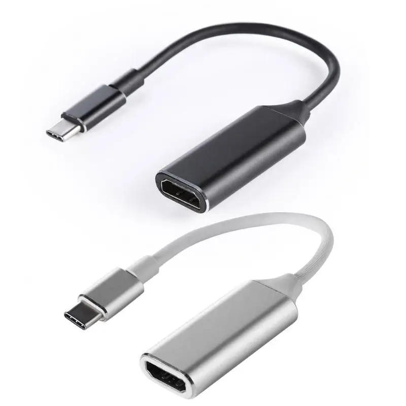USB-C Тип с разъемами типа C и 4 K HDMI кабель HDTV адаптера для samsung Galaxy S9 Macbook