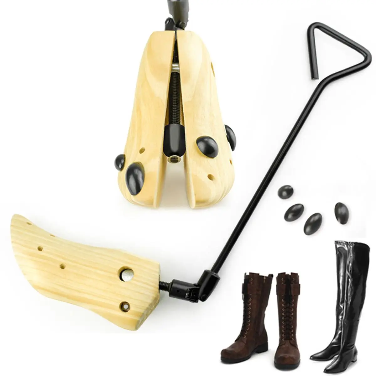 

3 Sizes Adjustable Shoes Stretcher Men Women Shoe Boots Tree Shaper Pine Wooden Shoes Stretcher Tree Shaper Shoe Accessories New