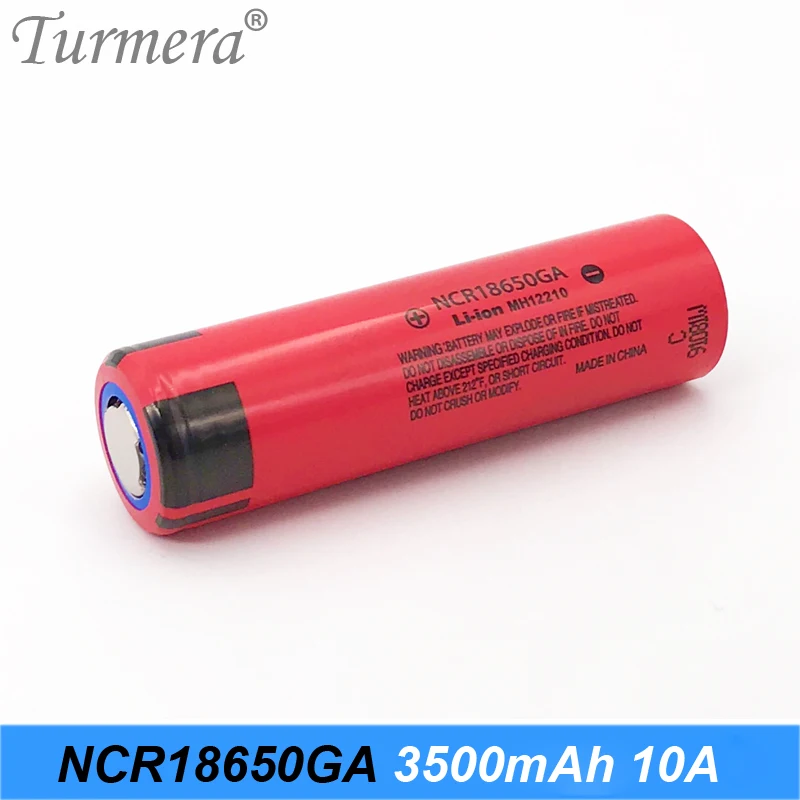 Оригинальная батарея 18650 аккумулятор NCR18650GA 10a 3 6 В 3500 мА/ч для фонарика велосипеда