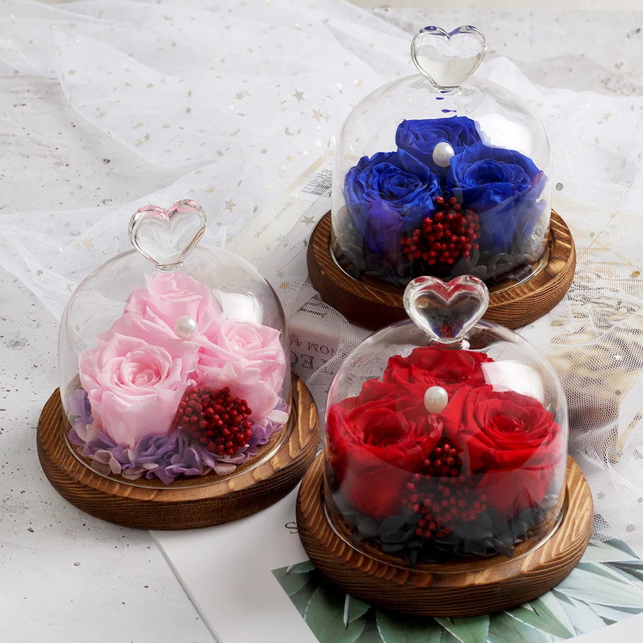 

Eternal Rose Preserved Flower Rose Handmade Fresh Flower Rose Valentine's Day Mother's Day Christmas Anniversary Birthday Girls