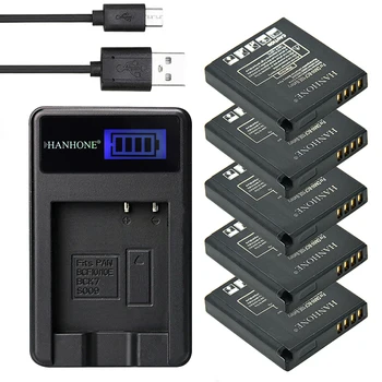 

5PCS 1900mAh DMW-BCF10E Battery+LCD USB Charger For Panasonic Lumix Camera CGA 106C CGA-S/106D CGA-S/106B DMC-F2 DE-A59B DE-A60B