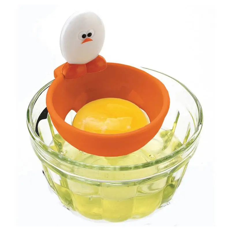 Plastic Egg Separator Tool Cartoon Egg Yolk White Separator Kitchen