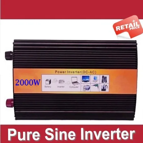 

Digital Volt display AC Inverter Solar Inverter 2000Watt / 2000W 12/24/48VDC, 4000W Peak inverter