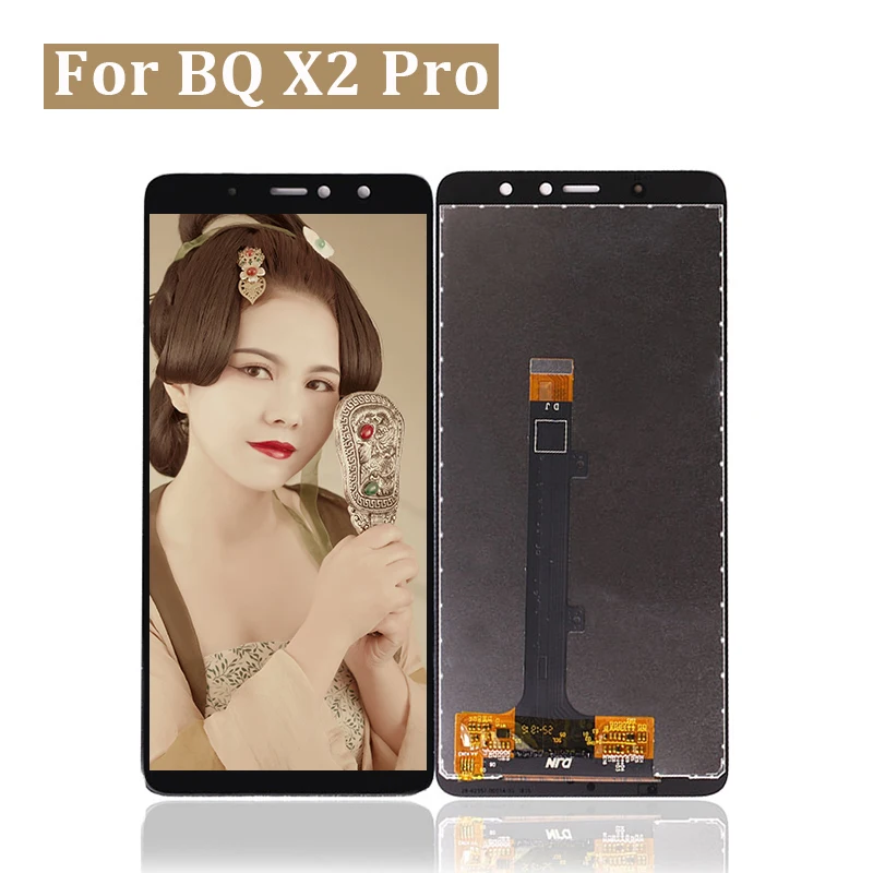 

for BQ Aquaris X2 Display / for BQ Aquaris X2 Pro LCD Touch Screen Digitizer Assembly Black Part High Quality Free Shipping