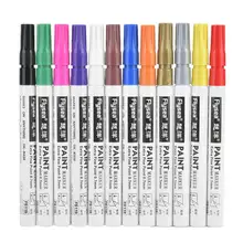 Популярная игольчатая трубка маленькая краска ручка белый маркер для граффити дополнительный цвет 0,7 мм ручка для рисования комплект, принадлежности для живописи