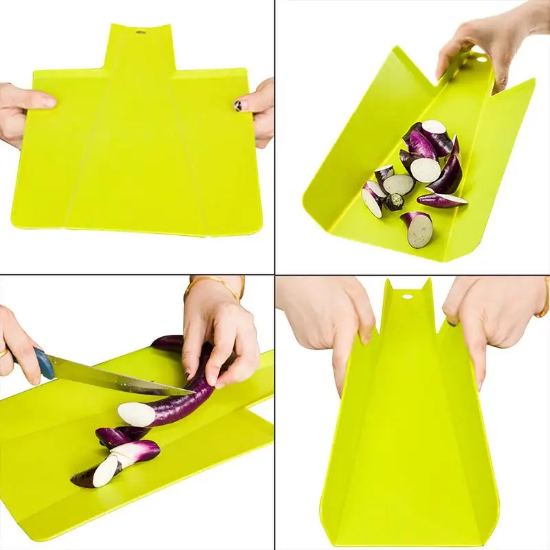 

Foldable Chopping Board Non-slip Cutting Board Plastic Folding Chopping Board Fruit Vegetable Meat Tools Kitchen Accessories