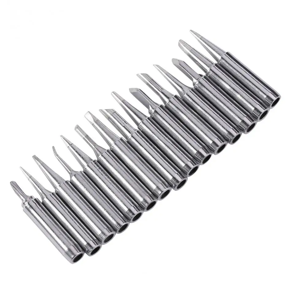 

Soldering Tip Lead-free Copper Solder Tip Set Iron Tips 900M-T for 936, 937, 938, 969 Soldering Rework Station