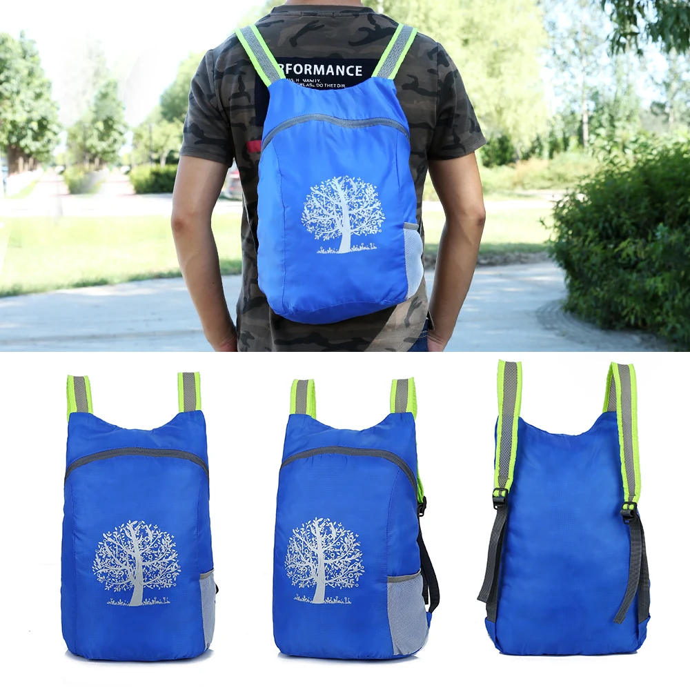 

15L Lightweight Foldable Backpack Outdoor Sports Travel Day Bag Water Resistant Hiking Daypack Camping Cycling Travel Climbing