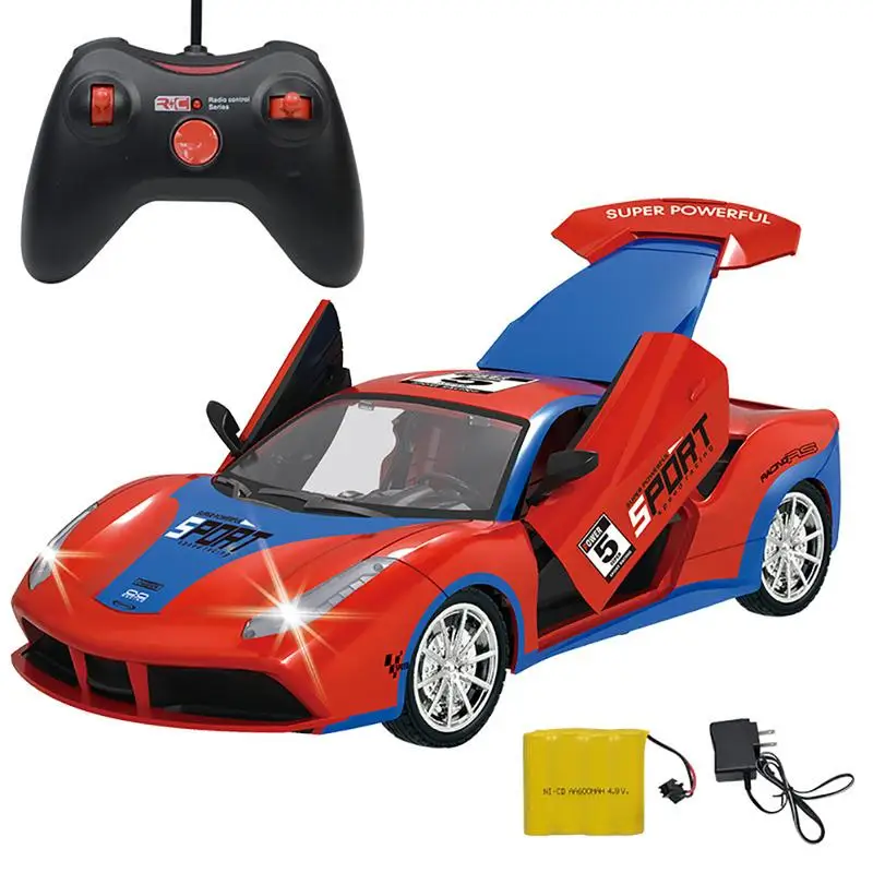 

1:16 5CH Radio Remote Control Toy Car Model Vehicle For Boys Kids Super Racing Cars With Open Window Sports Car Gift Children