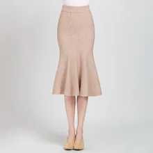 Вязаные юбки для девочек с высокой талией Русалка хип посылка юбки для женщин Модный вязаный свитер юбка с рисунком «Школа Монстер Хай» Весенняя и autumn1760