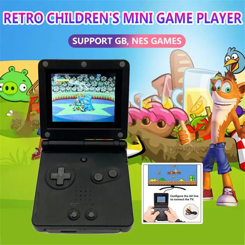 Высокое качество 32 bit 268 ретро детская игровая консоль мини GB портативная машина