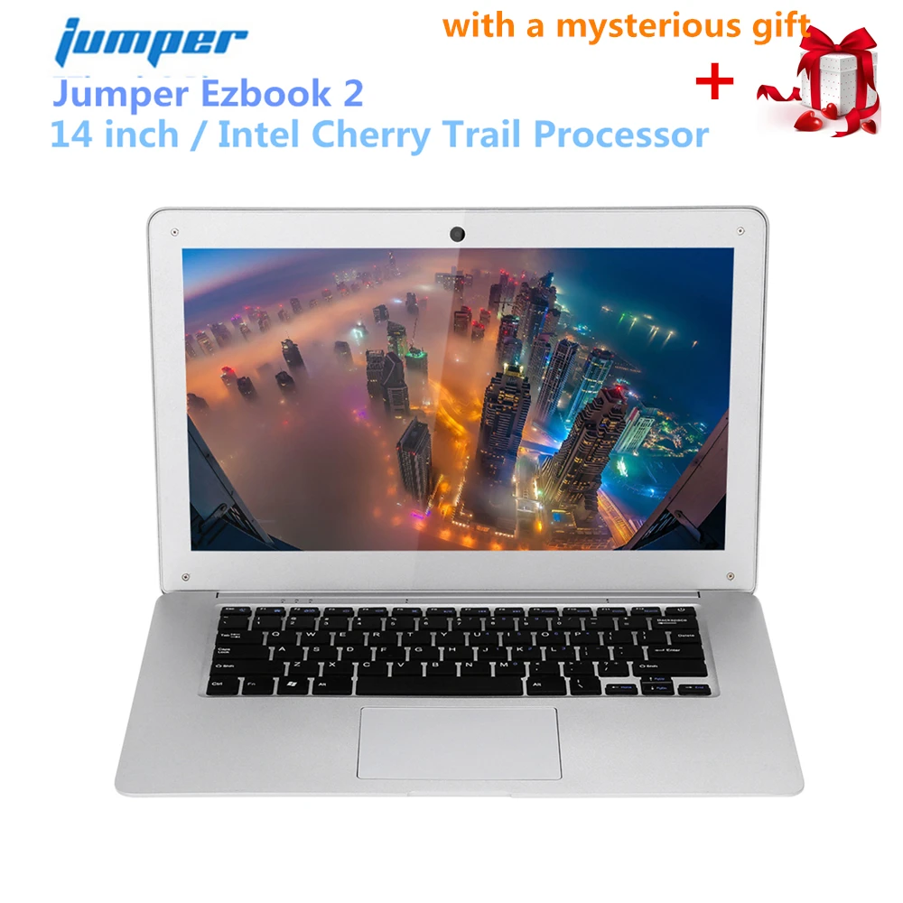 Джемпер Ezbook 2 14 0 &quotПодсветка&quot FHD &quotUltrabook Тетрадь Intel Cherry Trail X5 Z8350 4 ядра 1 44 GHz GB 64