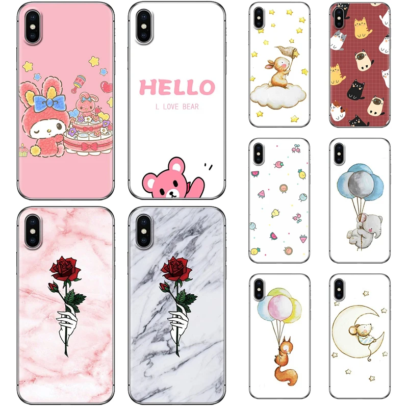Stylish Painted Back Phone Cover For Meizu M6S/ M6T/ 16/ M9C/ Note 8/ Meilan U20/ U10 Cartoon Series |