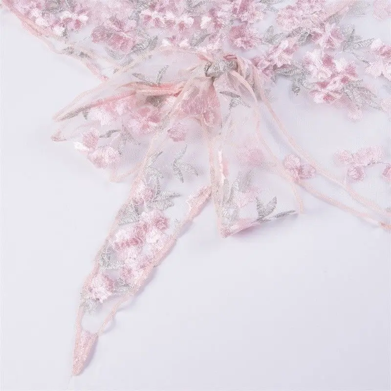 Women Long Sleeve Shirts Transparent See Through Sheer Mesh Fishnet Crop Tops Embroidery Flower Tops Blouse thin Tees Women Long Sleeve Shirts Transparent See Through Sheer Mesh Fishnet Crop Tops Embroidery Flower Tops Blouse thin Tees