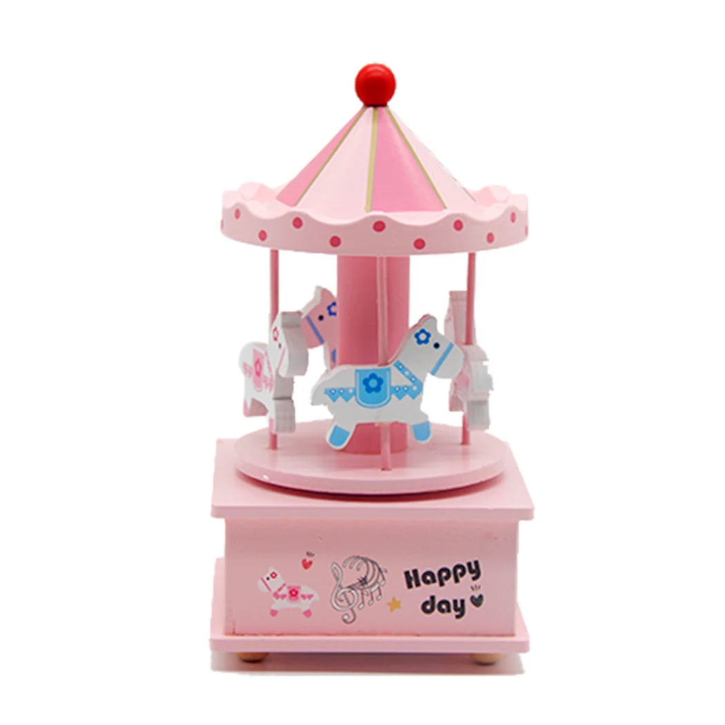 

Music Box Romantic Merry-go-round Musical Box Musical Rotate Toy Cake Decoration