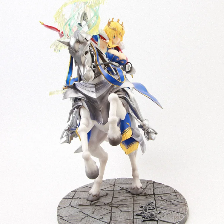 Fate stay night Saber Arutoria Pendoragon Верховая езда фигурку японский аниме бренд милый рисунок