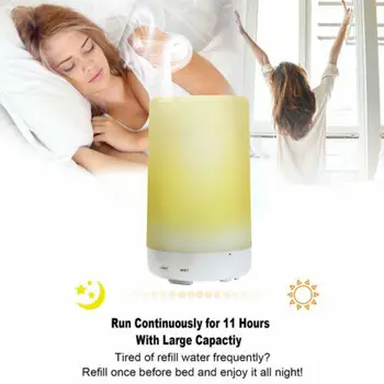 

Ultrasonic Essential Oils Aroma Diffuser Mist Humidifier Multi-Colour LED Light