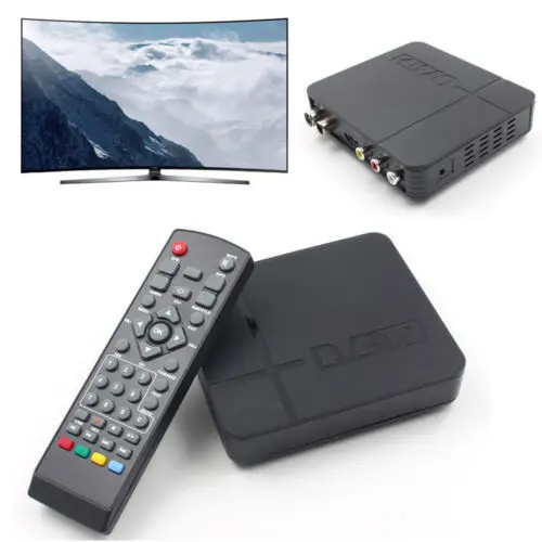 

1080P Digital Satellite Receiver HDMI DVB-T2 Television Set-Top Box VGA/AV Tuner Combo Converter