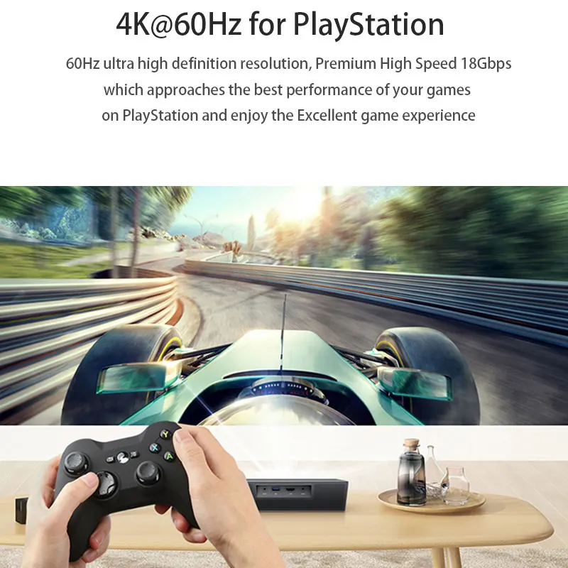 Кабель HDMI CHOSEAL 4K 60Hz посеребренный кабель 2 0 HDR для HD TV Box Xiaomi проектор PS4 1 5/3/10