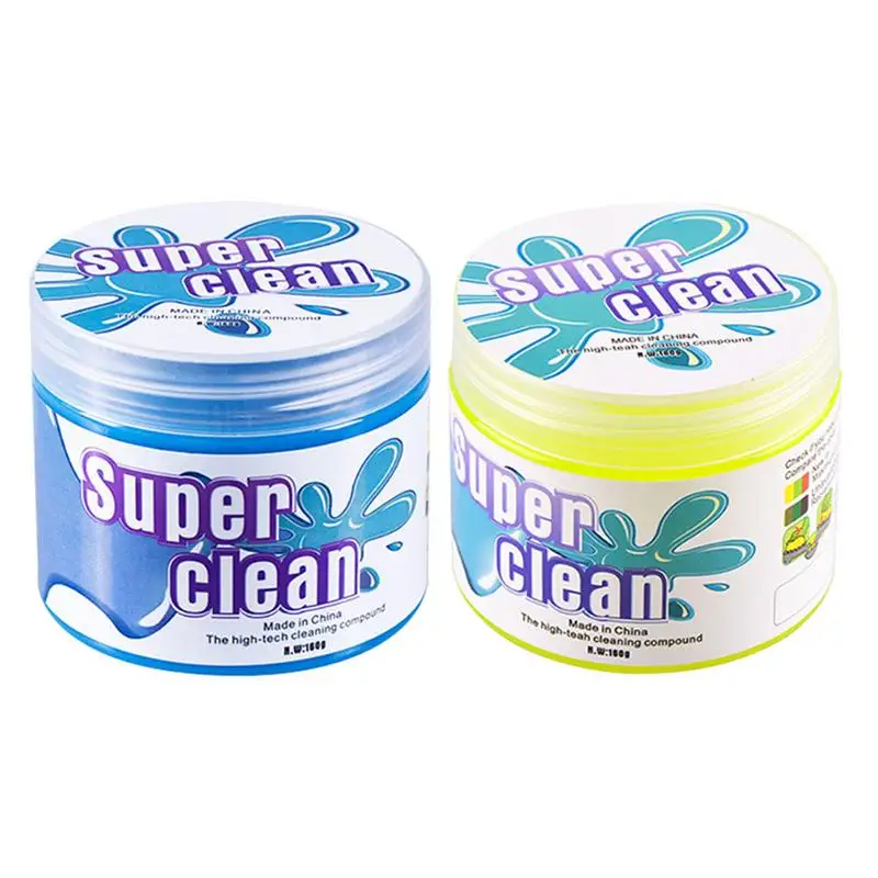 160g Car Cleaning Glue Slime Automobile Cup Holders Sticky Jelly Gel Compound Dust Wiper Cleaner car accessories