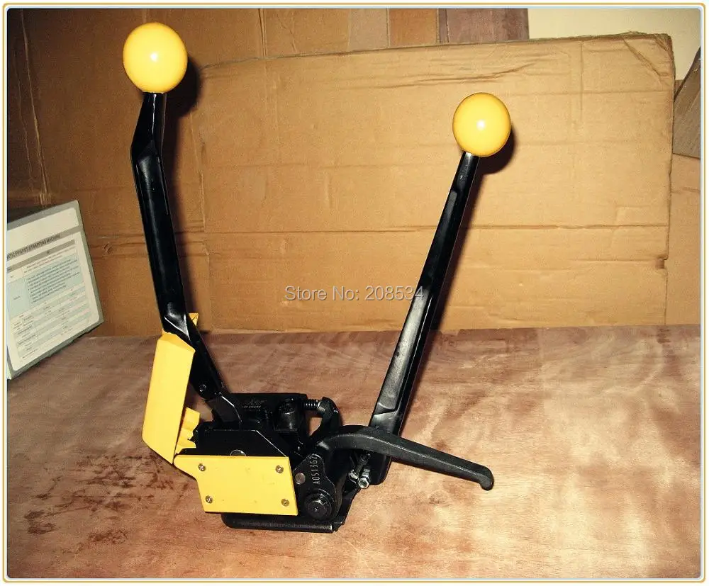 A333 Steel Strapping Tool Banding Strap Kit Manual Sealless Combination Strapping Tools for Banding Strip 1/2Inch to 3/4Inch