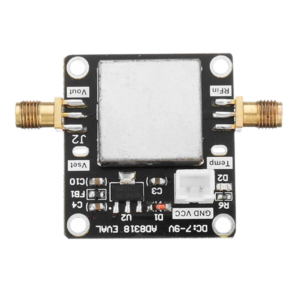 

AD8318 Module Power Meter Log Detector 1M-8GHz 70dB Dynamic ALC AGC Control