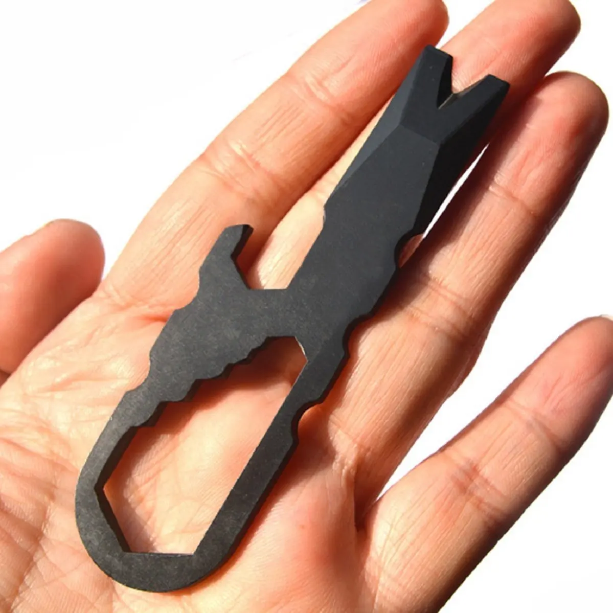 

Multifunctional Multipurpose Multi Pocket Tool Mini Keyring key ring Keychain Crowbar Screwdriver Gadget Camp Hike Outdoor