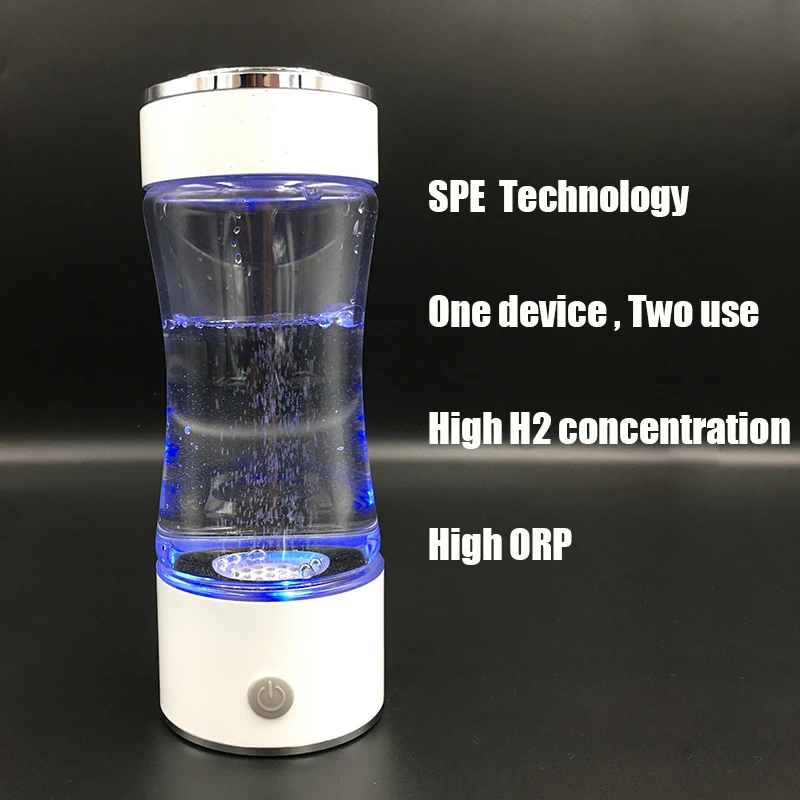 Анти-старения удалить токсичные свободные радикалы USB перезаряжаемые водородная бутылка для воды генератор SPE PEM водород богатый lonizer