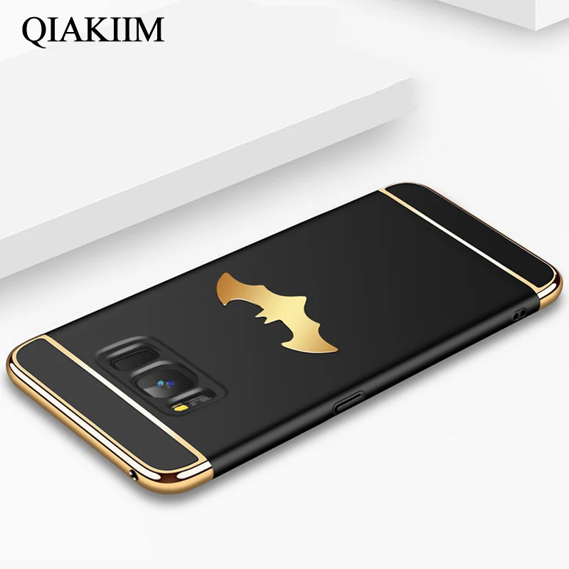 

Luxury 3 in 1 Case Plating Batman Phone Cases For Samsung Galaxy S8 S9 S10 Plus Note 9 8 Cover A3 A5 A7 A6 A8 A9 2017 2018 Coque