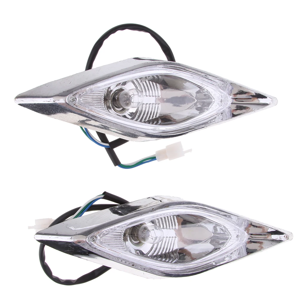 

2 Pcs 10.63x3.54 Inch White ATVs Headlights Auxiliary Lamp ATVs Spotlight Accessories For 110CC 125CC 200CC