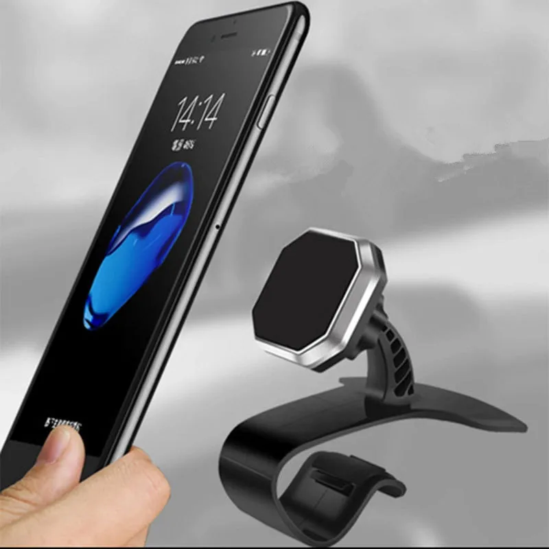 

Mounts Holder Support Smartphone Voiture Magnetic Phone Holder In The Car Dashboard Clip Universal Adjustable Phone Holder Car