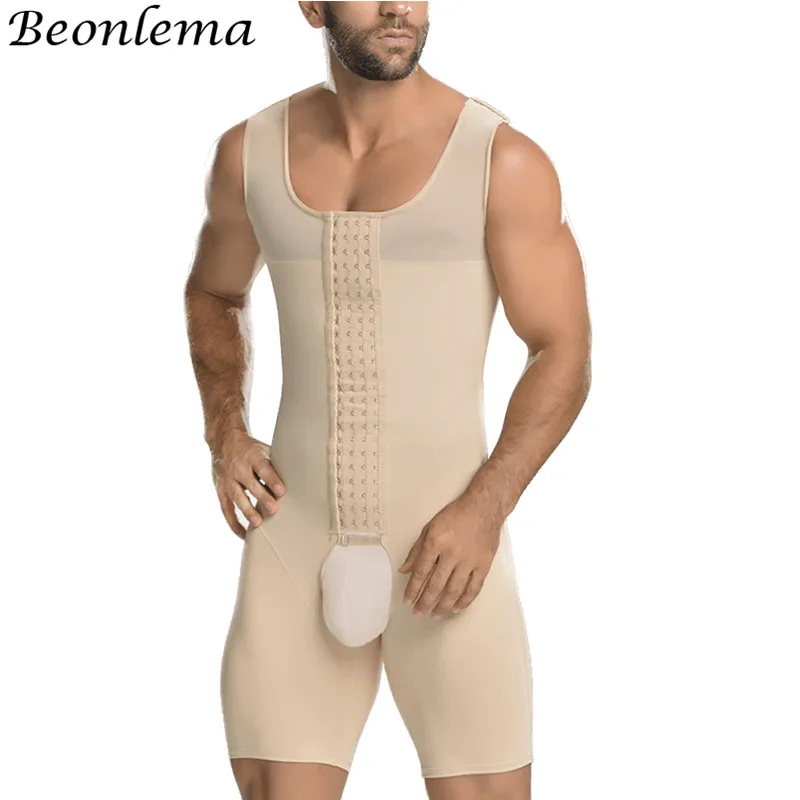 

Beonlema Men Open Crotch Bodysuit Hombre Butt Lifting Waist Bellies Shaping Body Shaper Stretchy Soft Plus Size Shapwear S-6XL