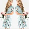 2022 Women's Boho Chiffon Midi Casual Printed Dresses Evening Party Beach Dress Floral Sundress ► Photo 3/6