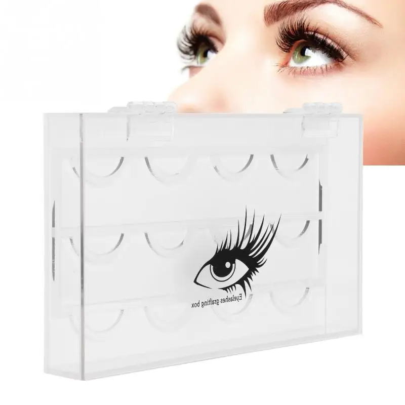 False Eyelashes Storage Box Makeup Cosmetic Eye Lashes Case Organizer