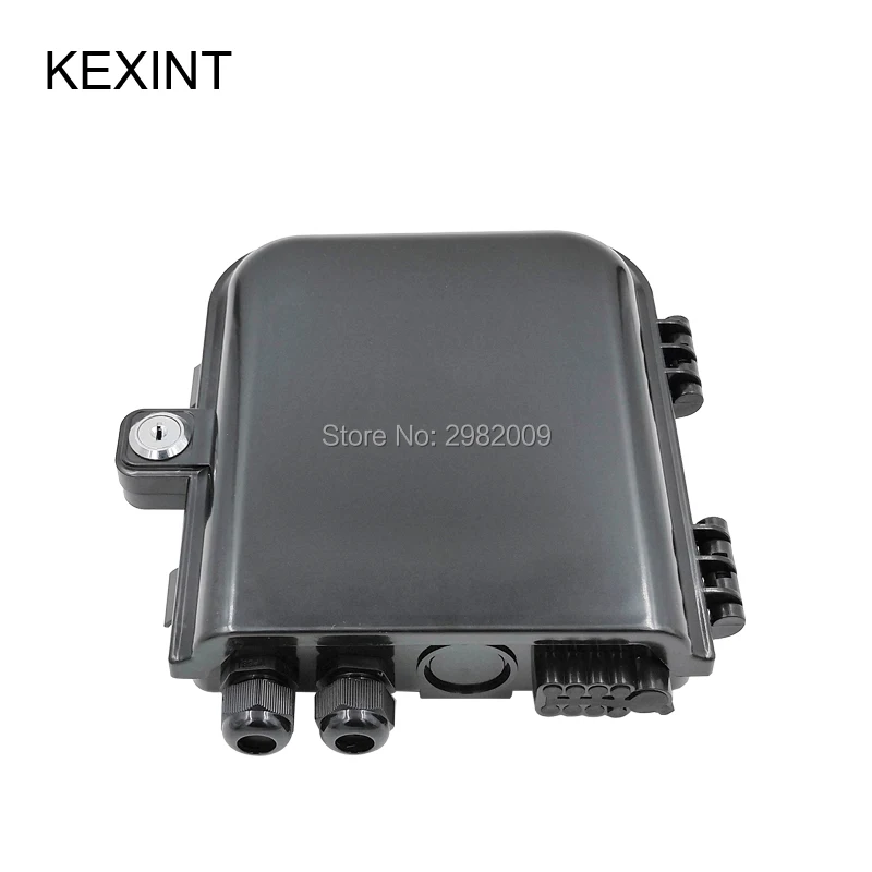

KEXINT 8 Port FTTH Fiber Optic / Distribution Box 8 core Termination Box Strong 10PCS
