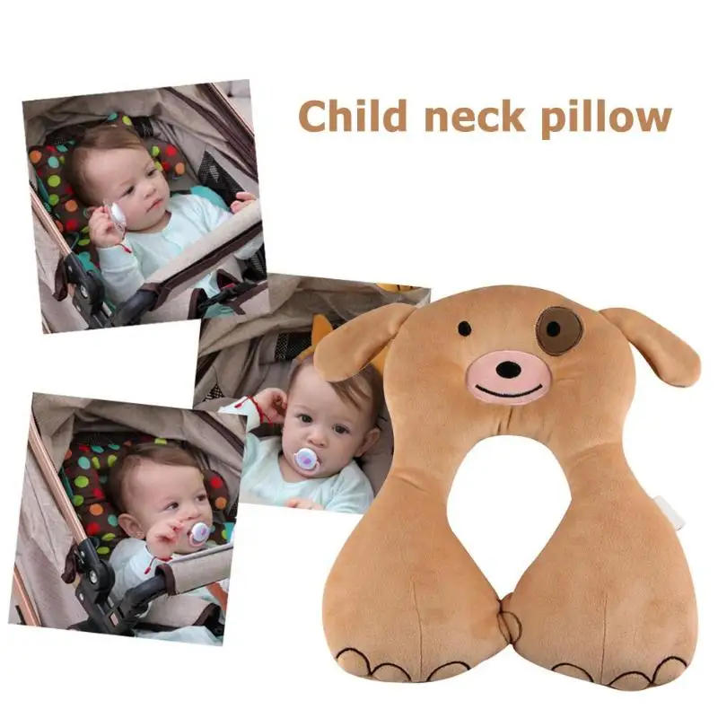 

Cute Animal U Shape Baby Pillow Travel Car Seat Neck Protection Sleep Soft Cushion Home Office Neck Head Rest Pillows